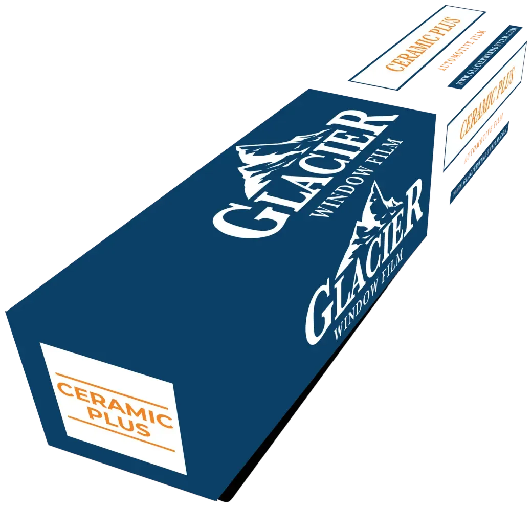 Glacier ceramic window film — retail packaging