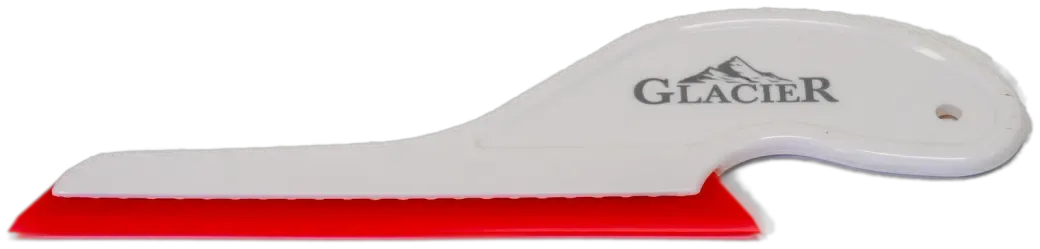 Glacier Side Swipe contour squeegee, Red
